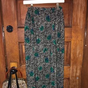 Patterned Maxi Skirt
